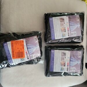 Shatex Black Tulle Fabric Mesh for Sewing Tutu Skirt Wedding Decor 3 Pack New